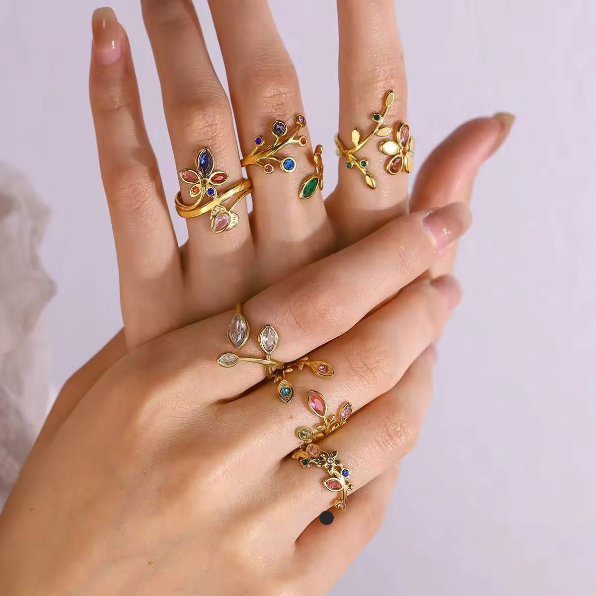 Mulberry Florals Ring