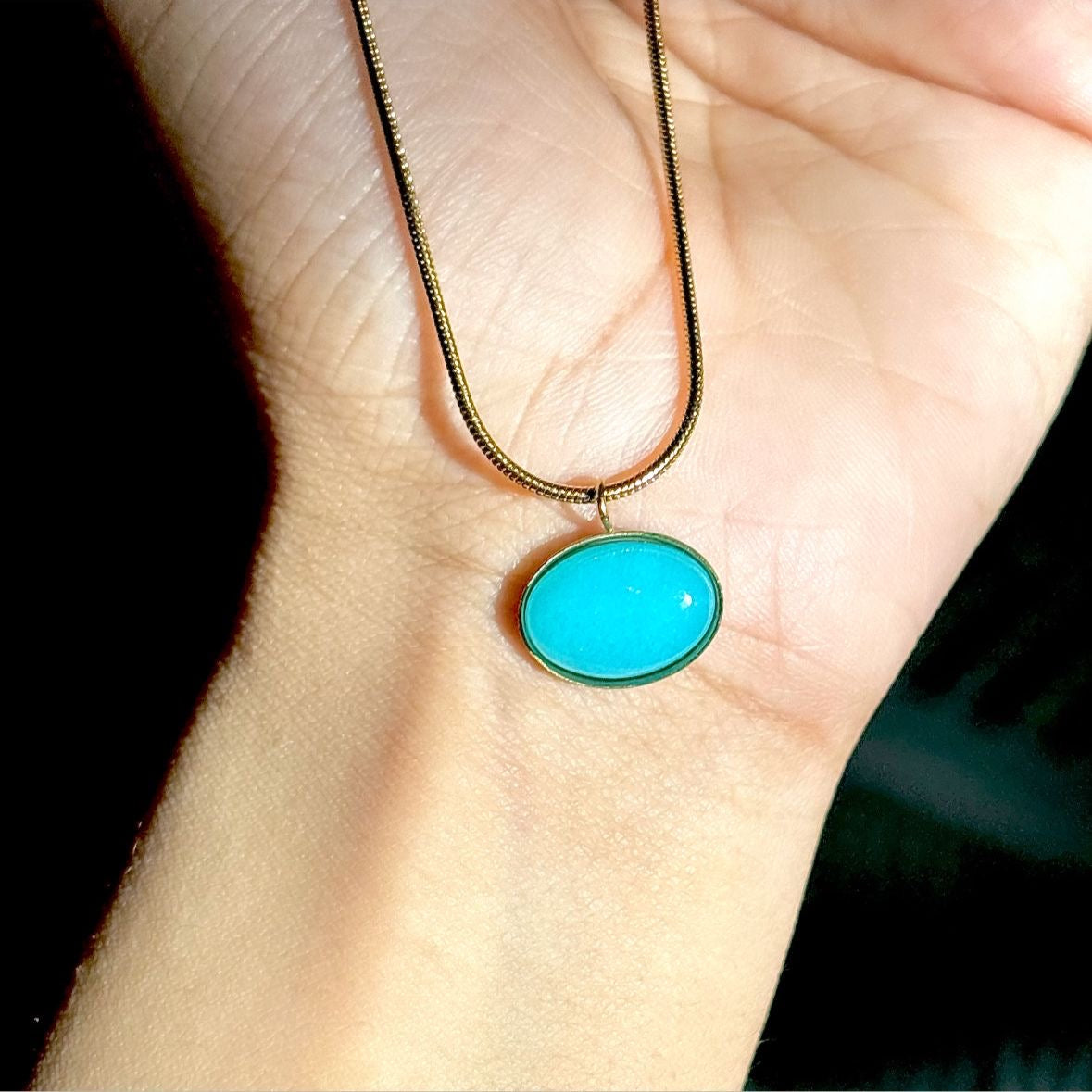 Turquoise Gem Necklace