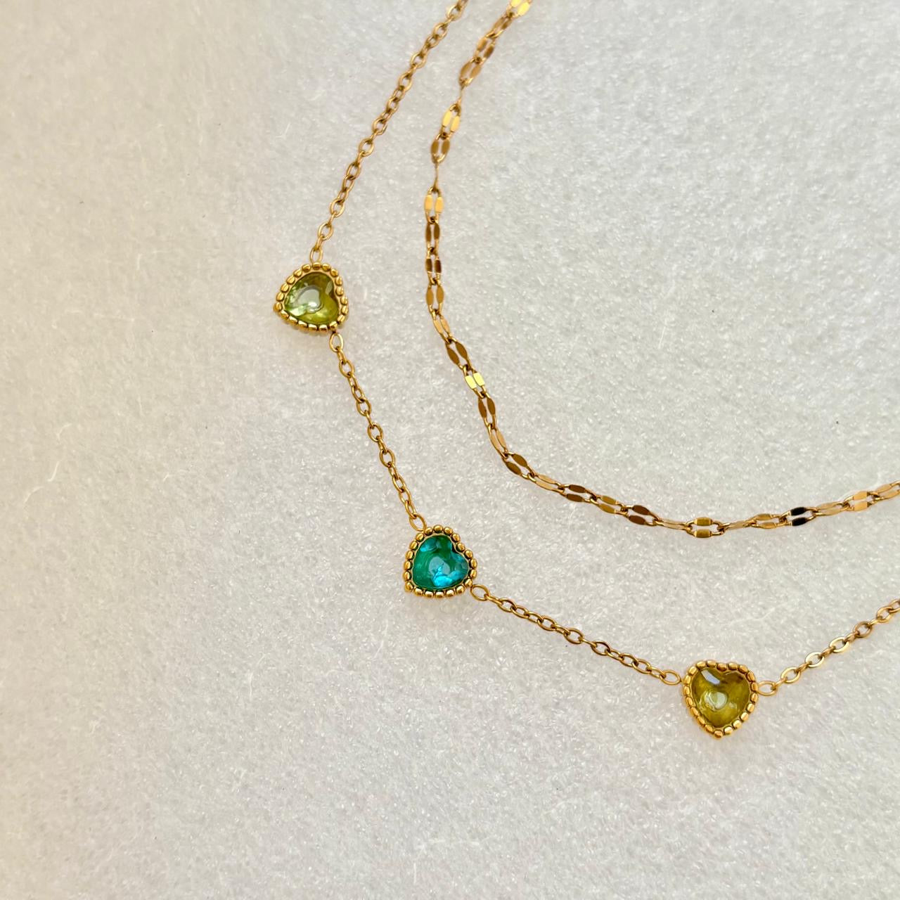 Ésme Heart Layered Bracelet