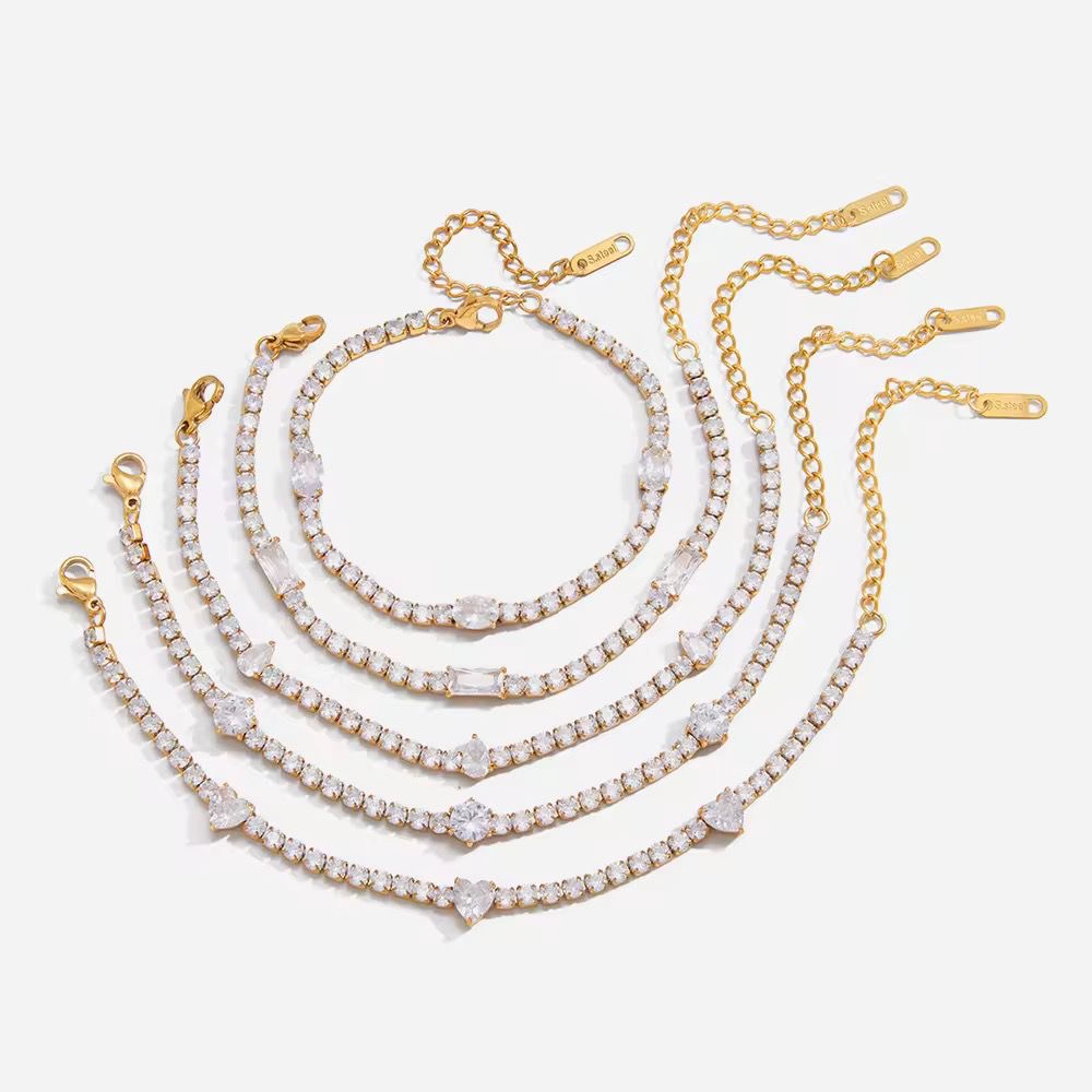 Heart Luxus Tennis Bracelet