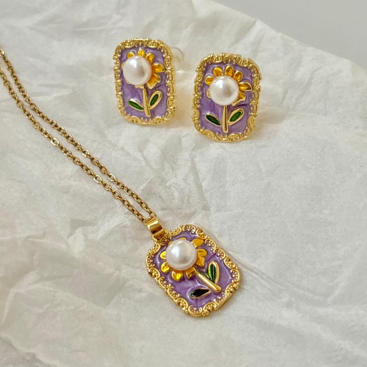 Purple Sunset Flora Set