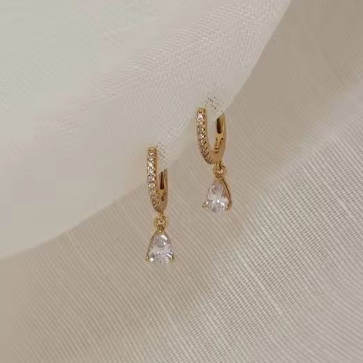 Pear Drop Hoops