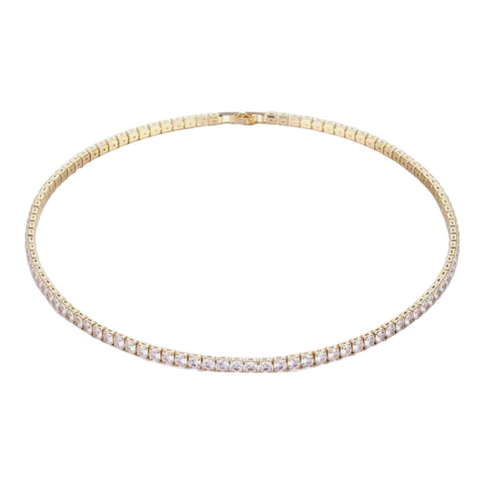 Gia Diamanté Tennis Necklace -18K