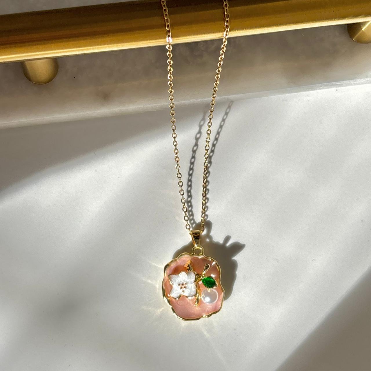 Rose Of Sharon Necklace