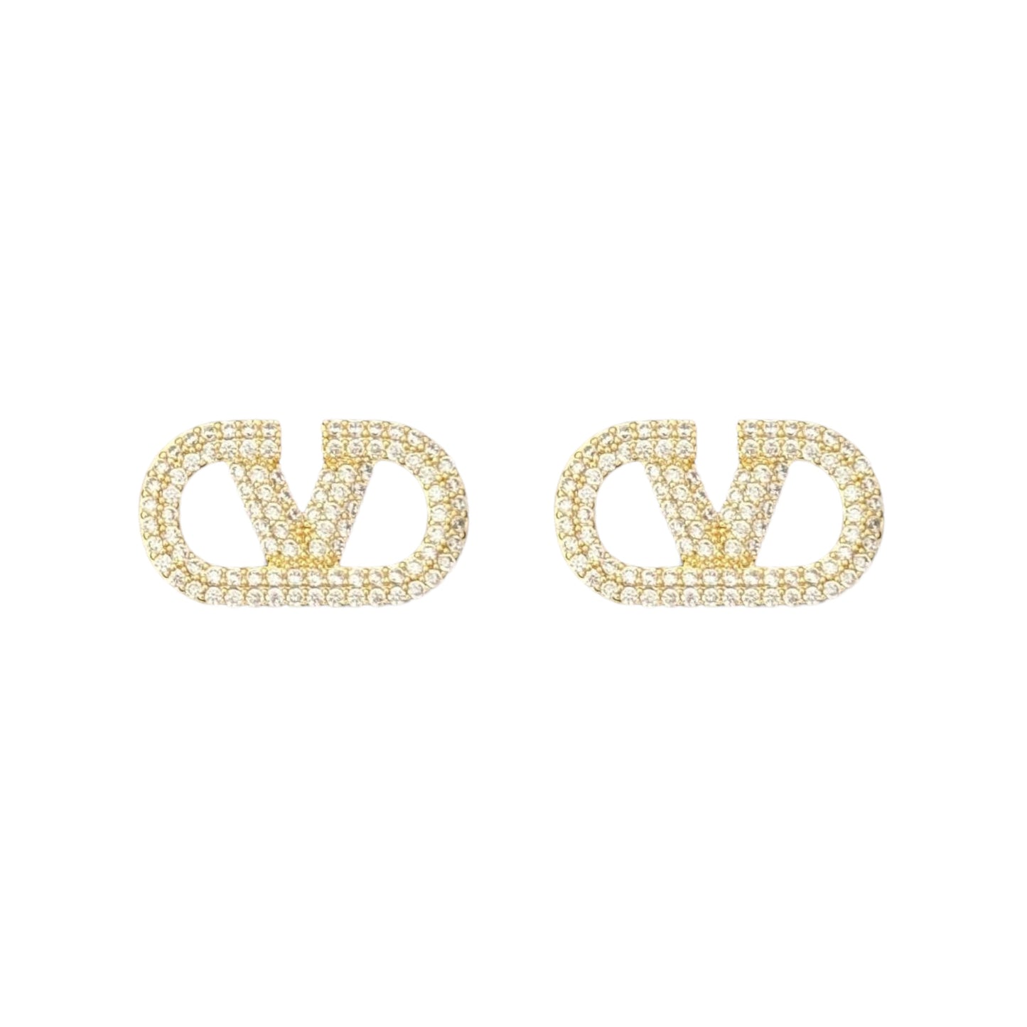 Luxury V-Logo Studs