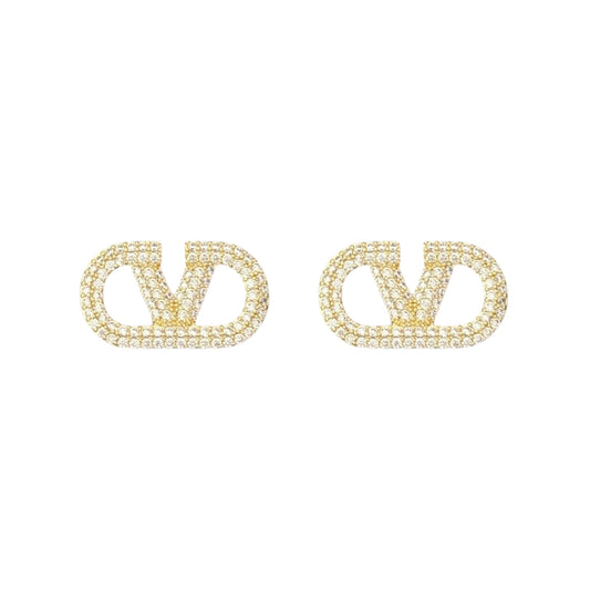 Luxury V-Logo Studs