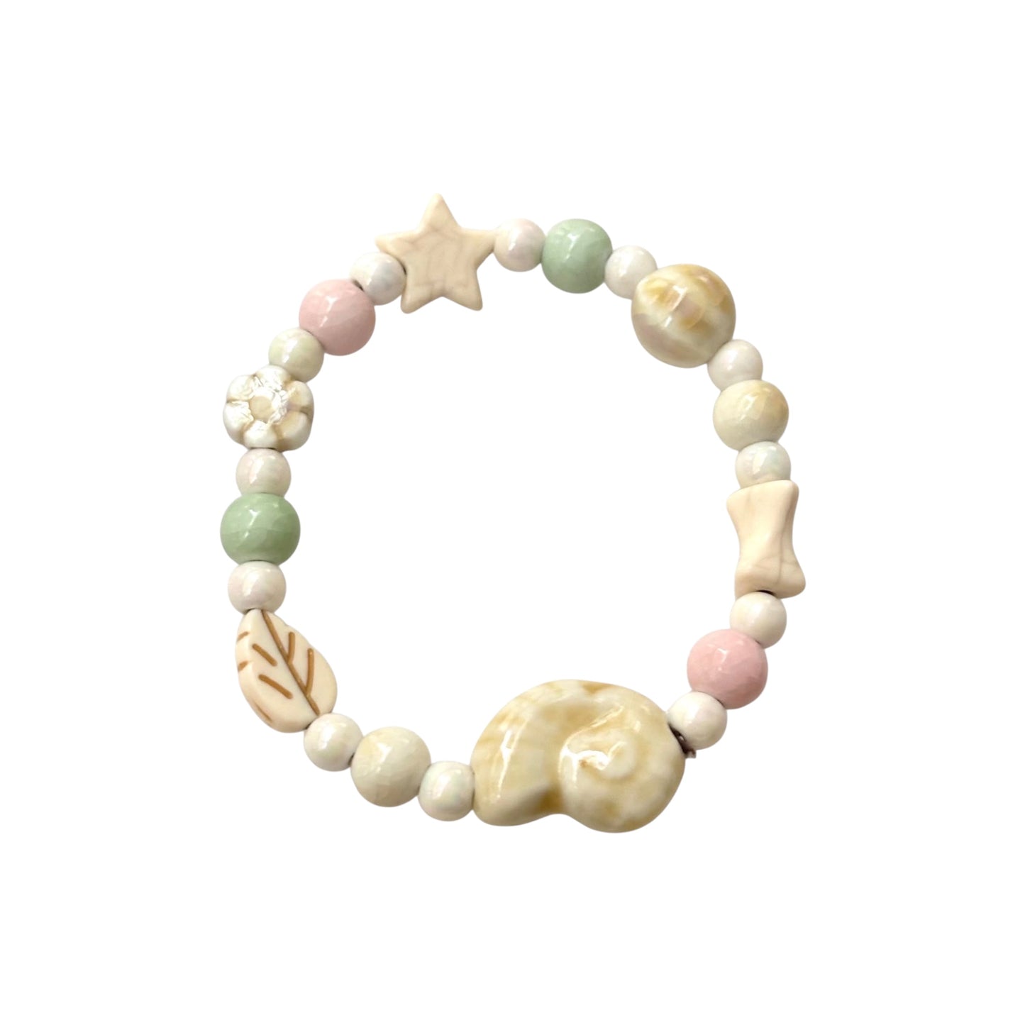 Vanilla Tide Beaded Bracelet