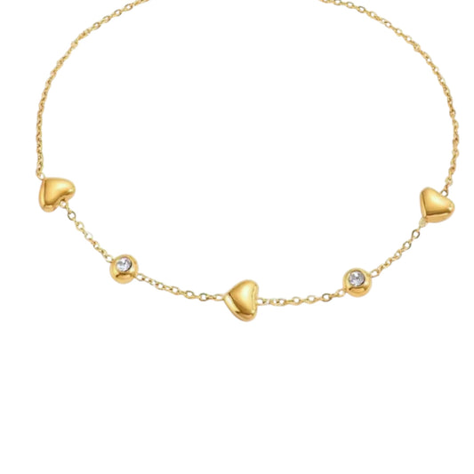 Heart Desire Cz Necklace