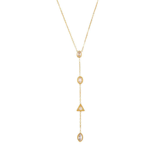 Amalfi Diamond Lariat Necklace