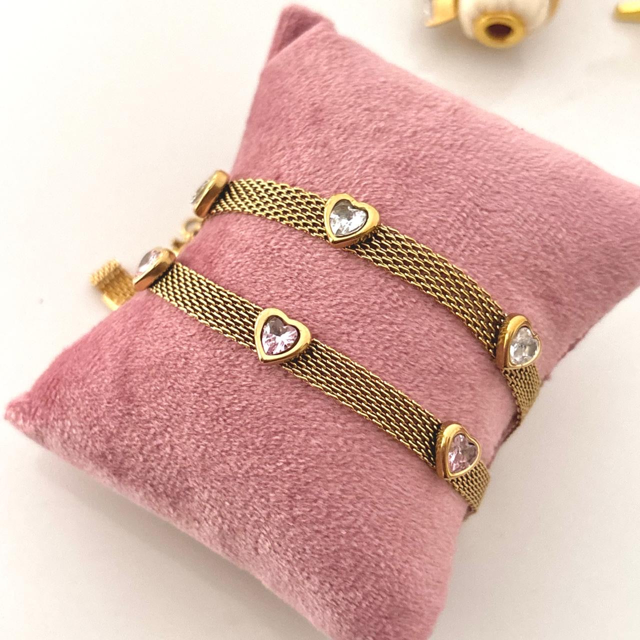 Love Note Mesh Bracelet