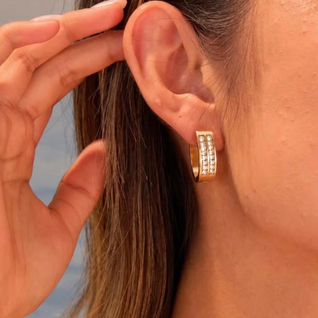 Baby Coté Bling Hoops