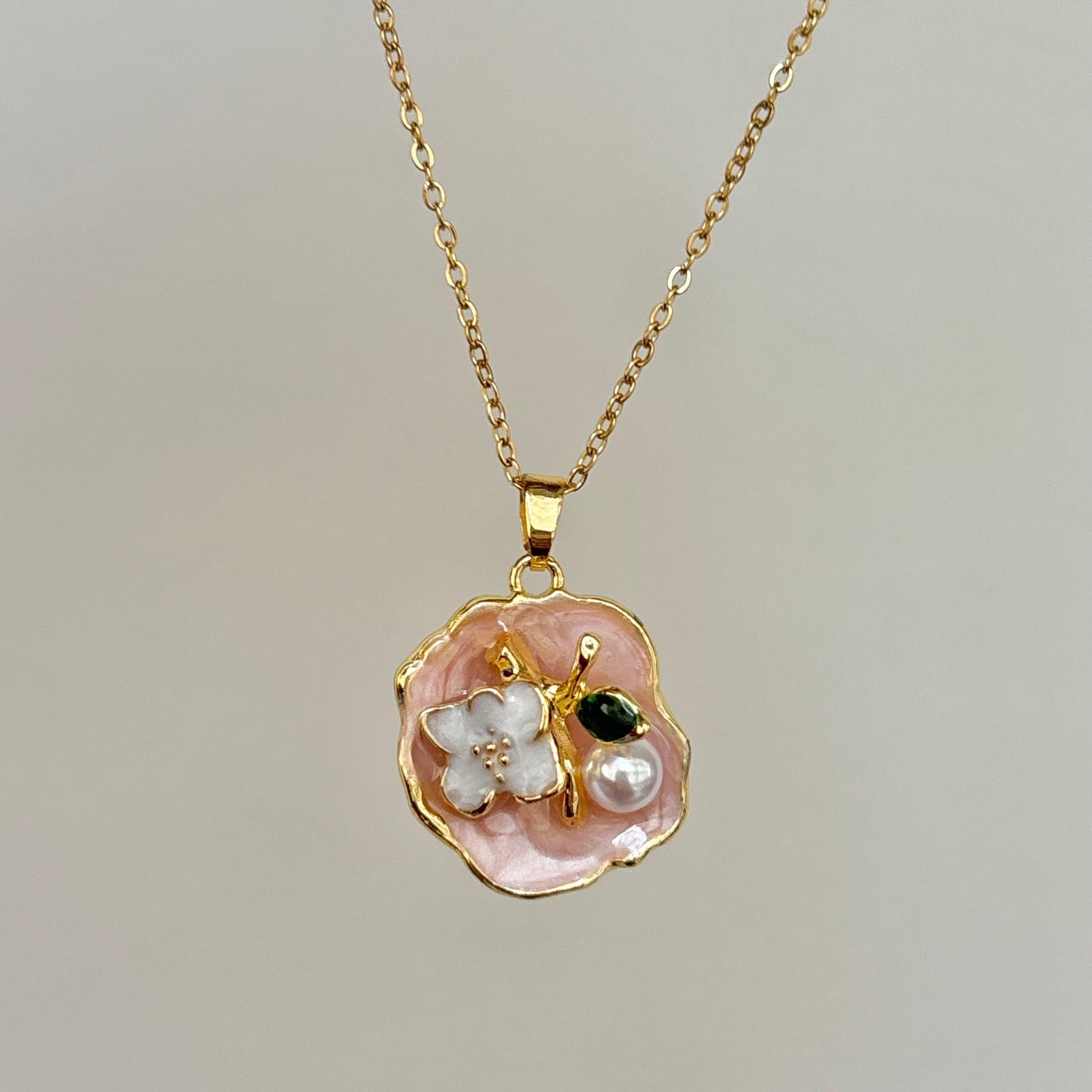 Rose Of Sharon Necklace
