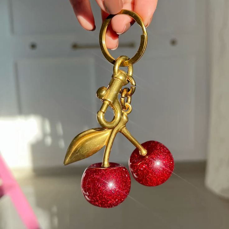 Cherry Charm Keychain / Bag Charm