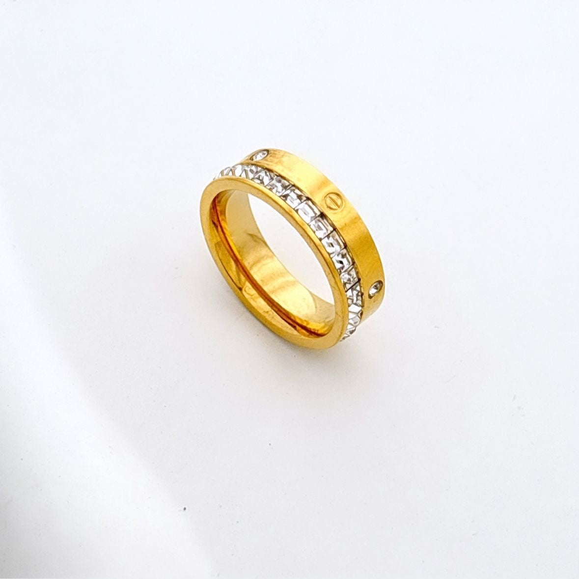 Amour Diamanté Love Cz Ring -18K