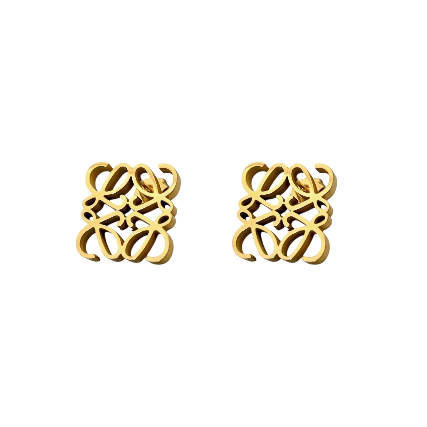 Lo Luxe Gold Studs -18K