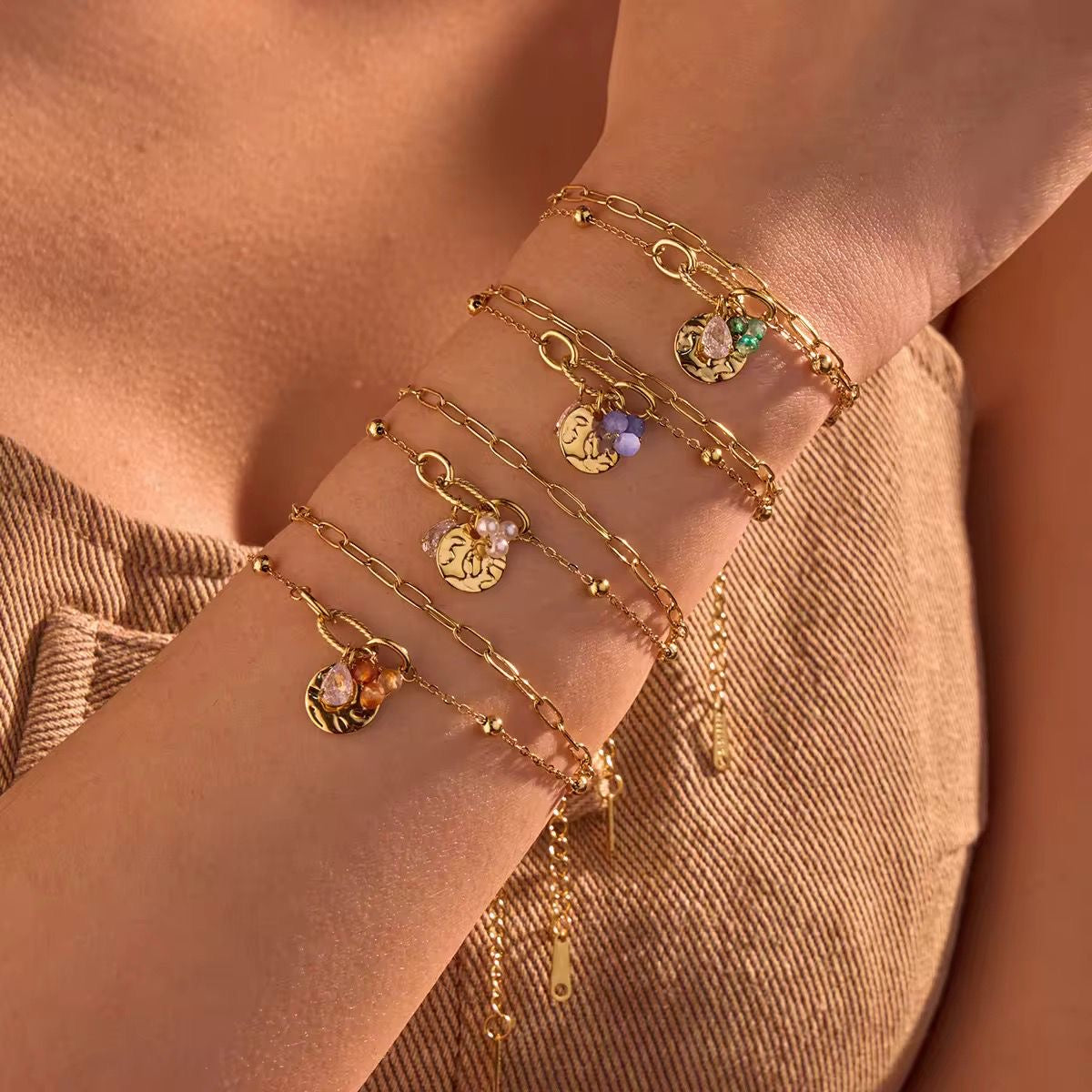 Lucky Charm Bracelet -Blueberry