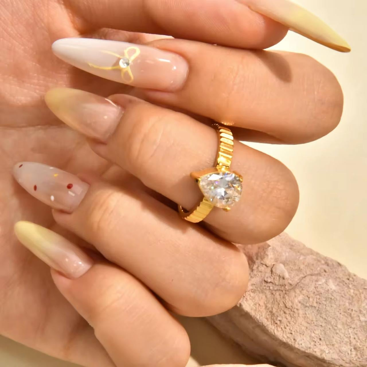 Pear Cut Ring