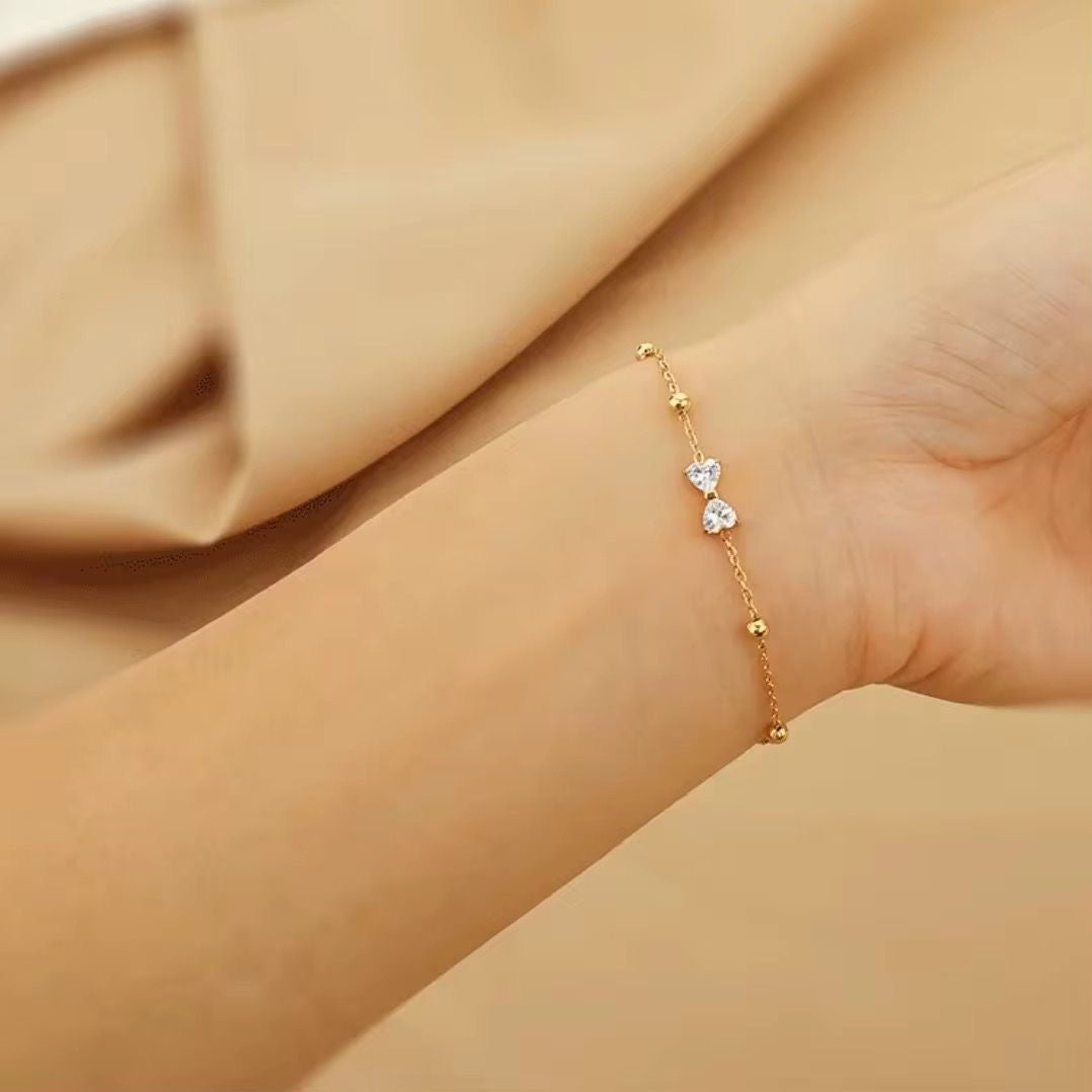Crystal Bow Bracelet