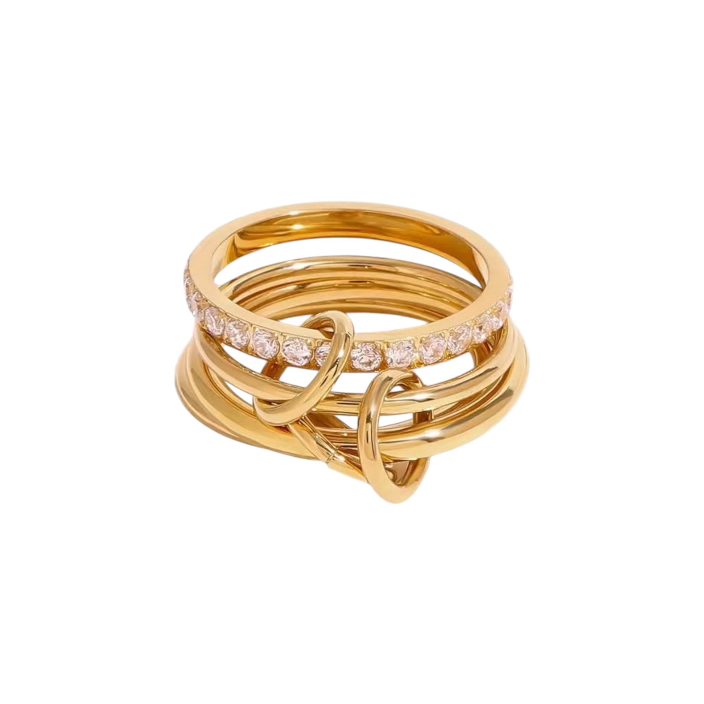 Timeless Interwine Stack Ring