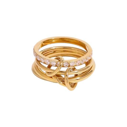 Timeless Interwine Stack Ring