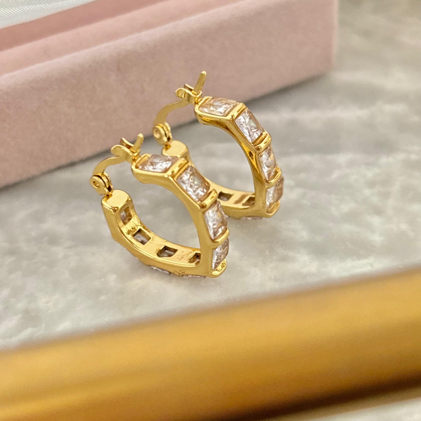 Charlotte Diamantés Hoops