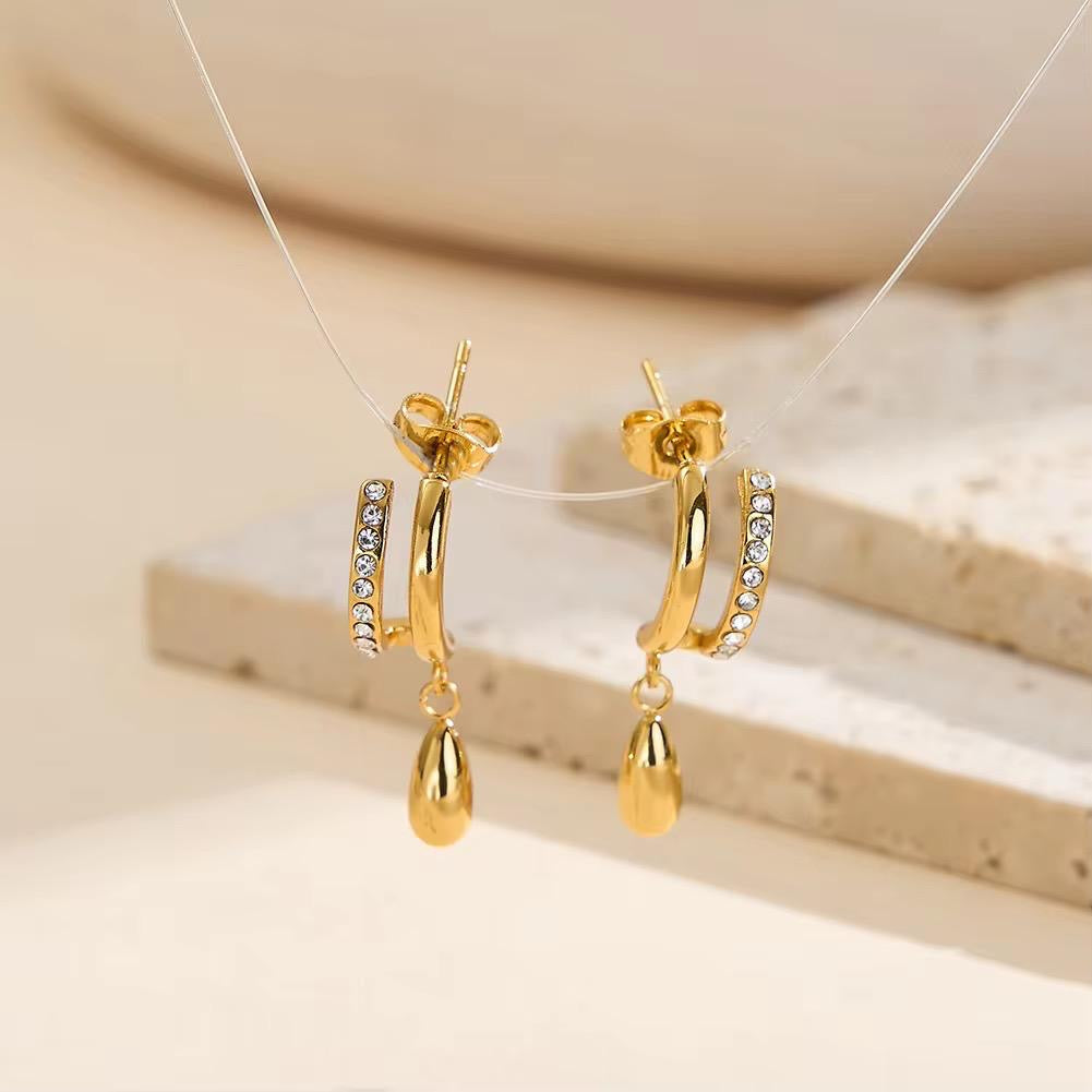 Amelia Drop Studs