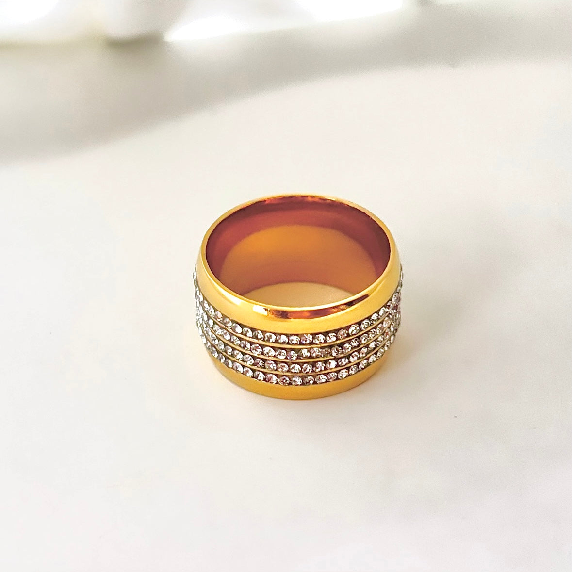 Elysia Bling Lux Ring -18K