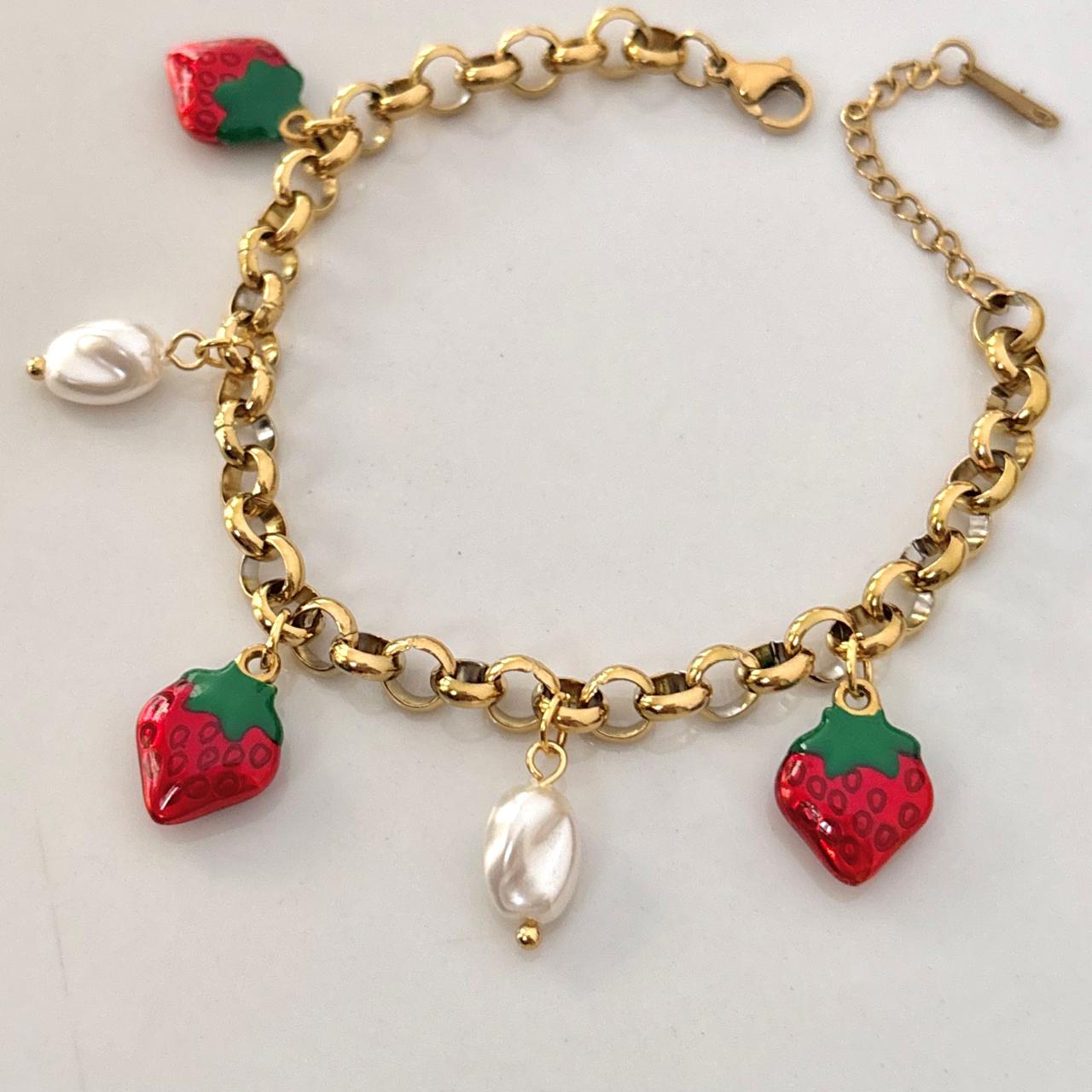 Strawberry Shortcake Charm Bracelet