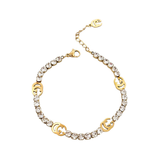 Luxe G Tennis Bracelet -18K