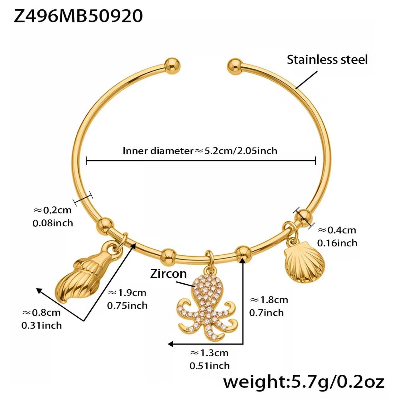 Moana Charm Bracelet