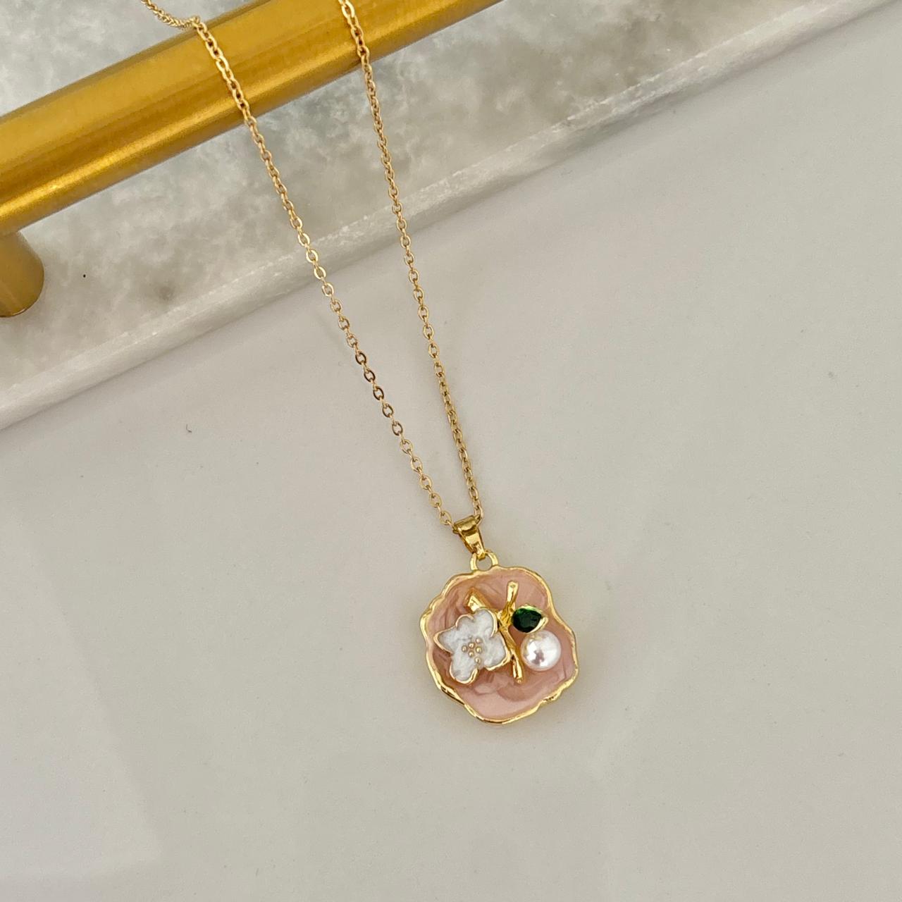 Rose Of Sharon Necklace