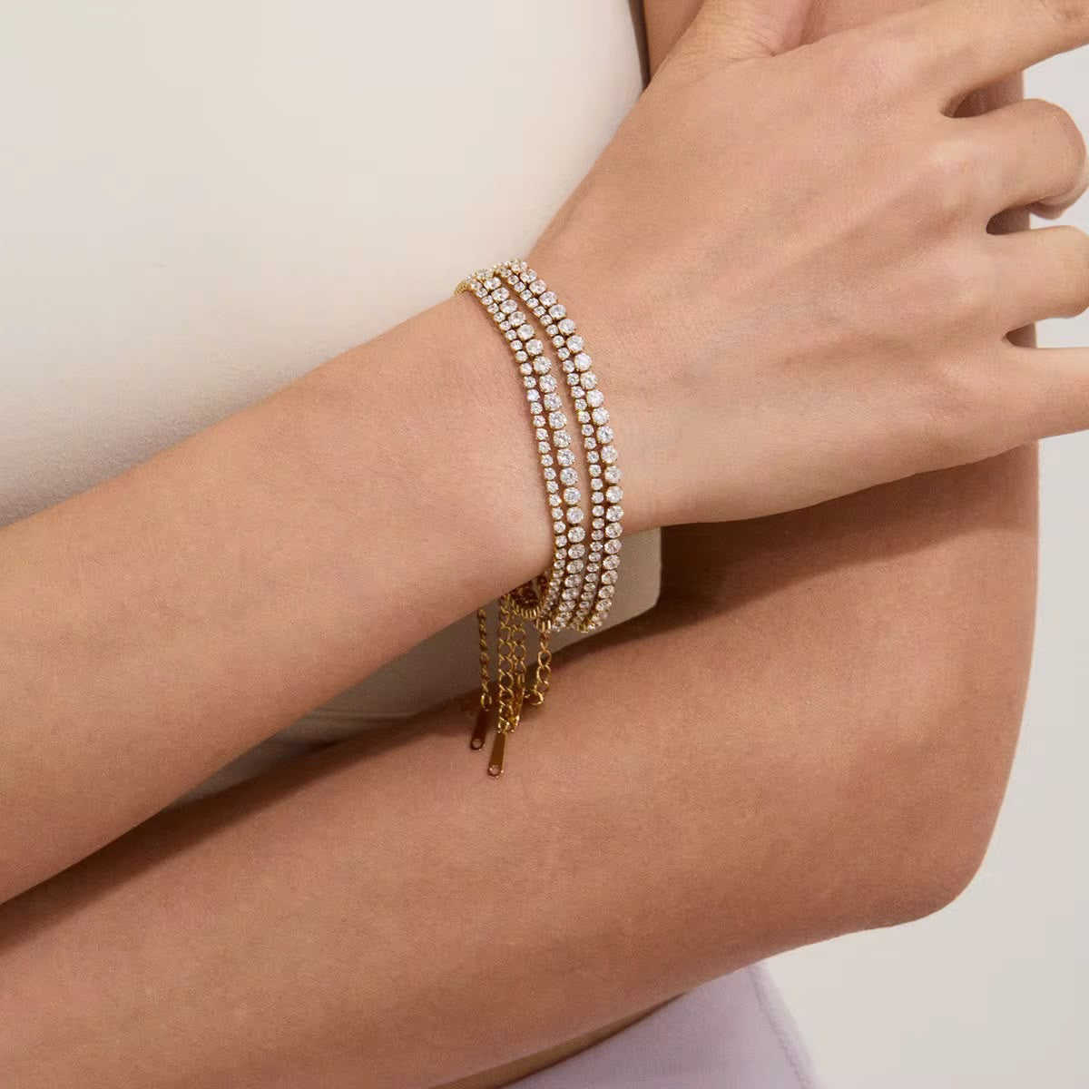 Impériale Glitz Tennis Bracelet