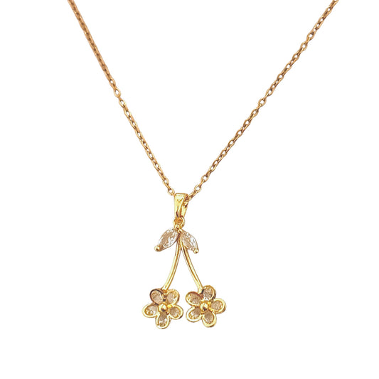 Crystal Flora Necklace