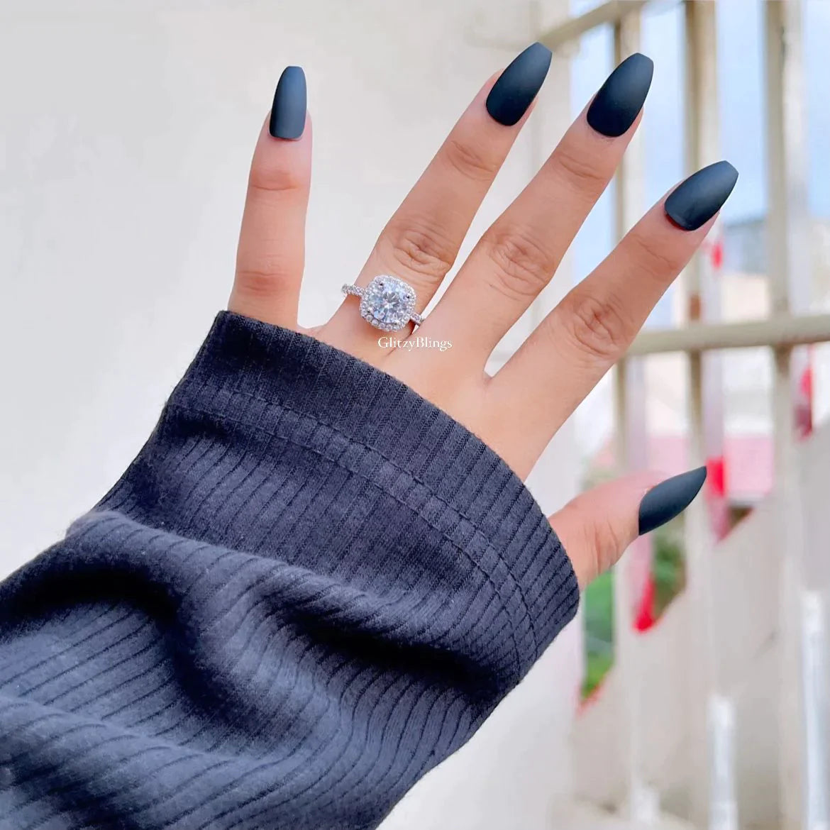 Solitaire Zircon Ring