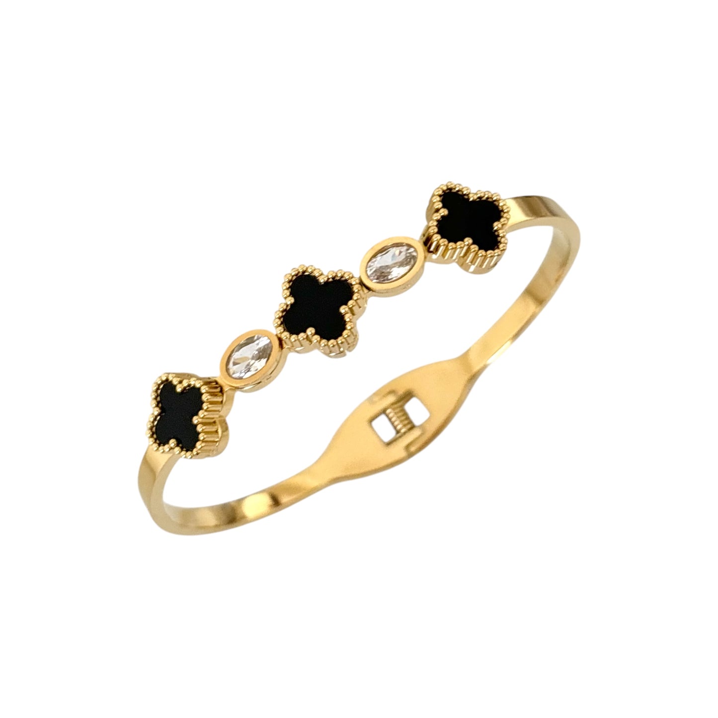 Midnight Diamanteś Clovia Bracelet -18K