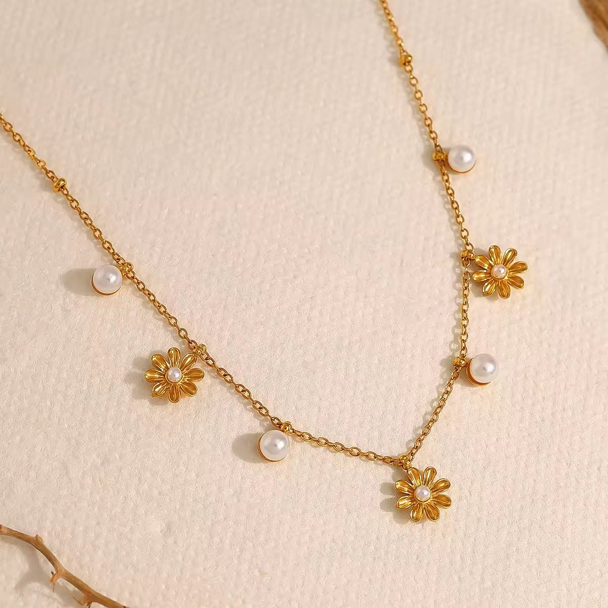 Sunflower Charm Necklace
