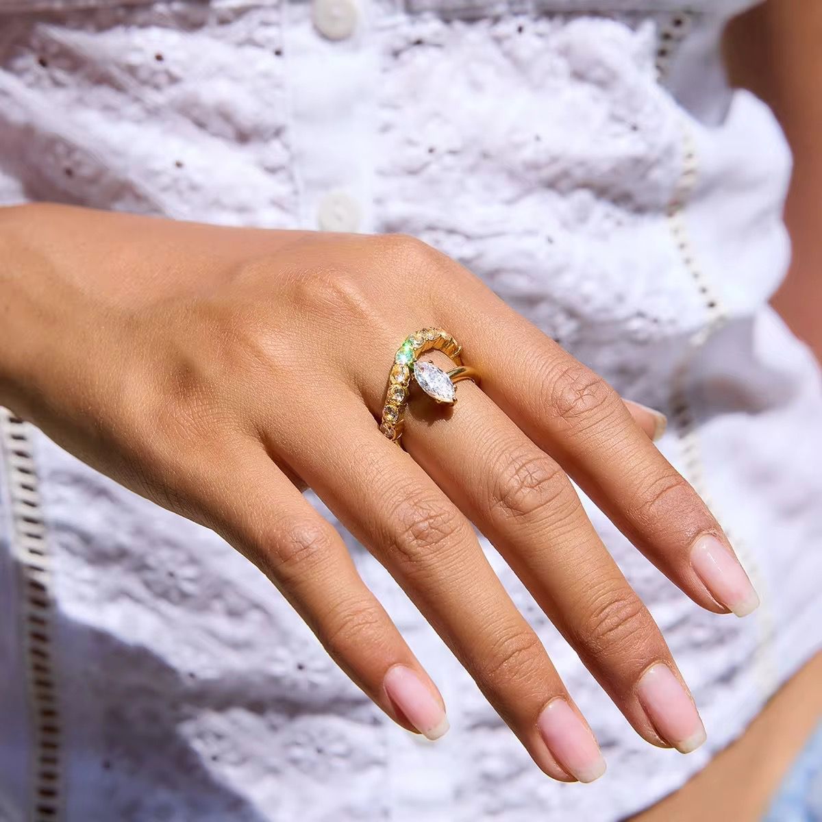 De Elegance Marquise Ring