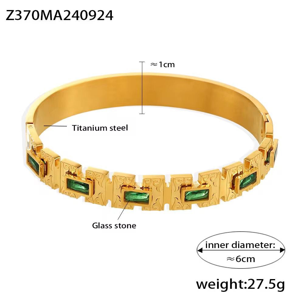 Emerald Gem Bracelet