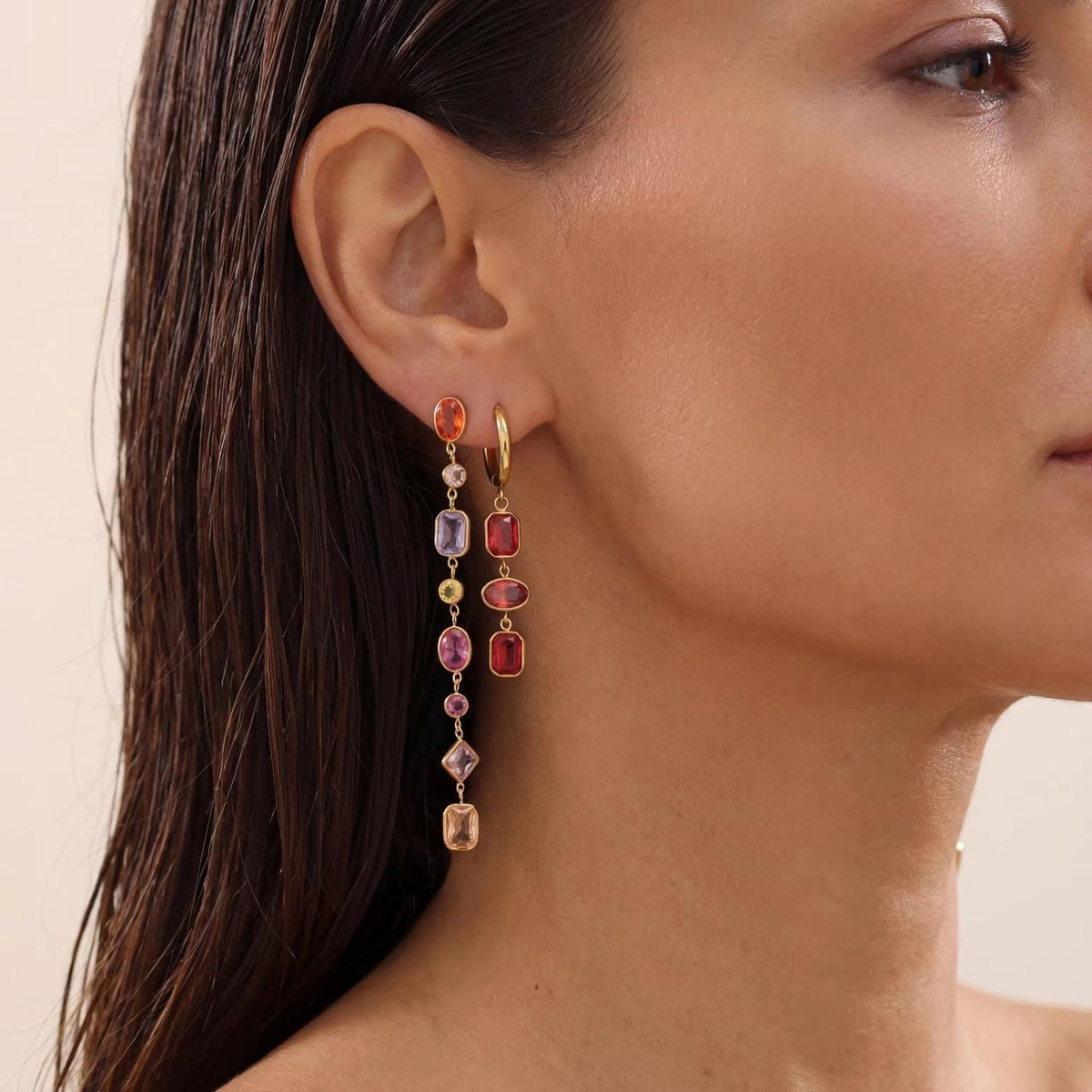 Confetti Gemma Drop Earrings