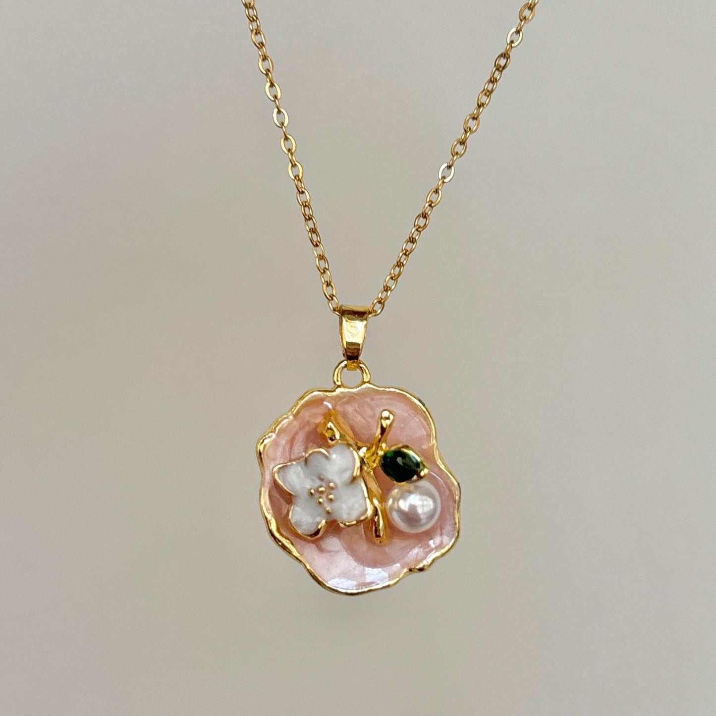 Rose Of Sharon Necklace