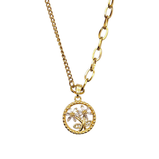 Floria Cz Necklace -18K