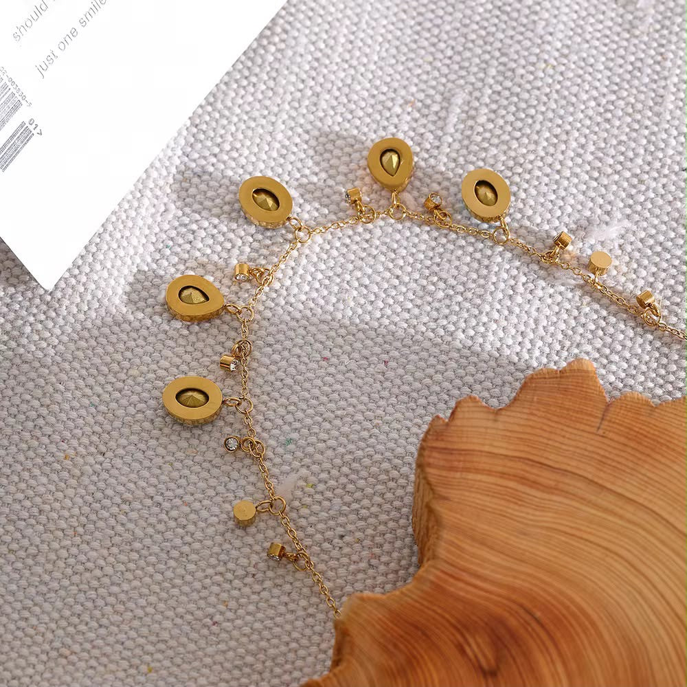 Sunset Gem Glam Necklace