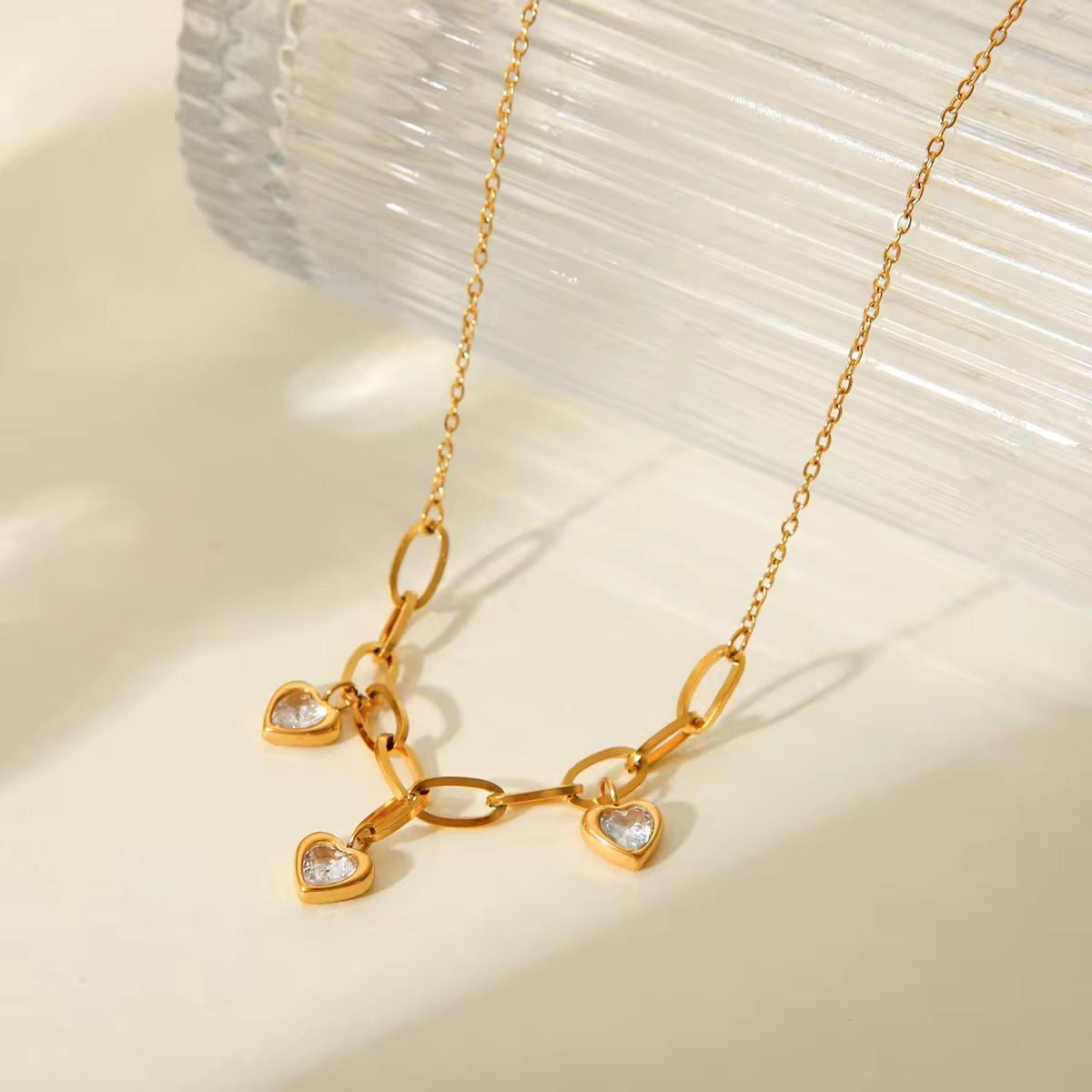 Dainty Heart Charm Necklace