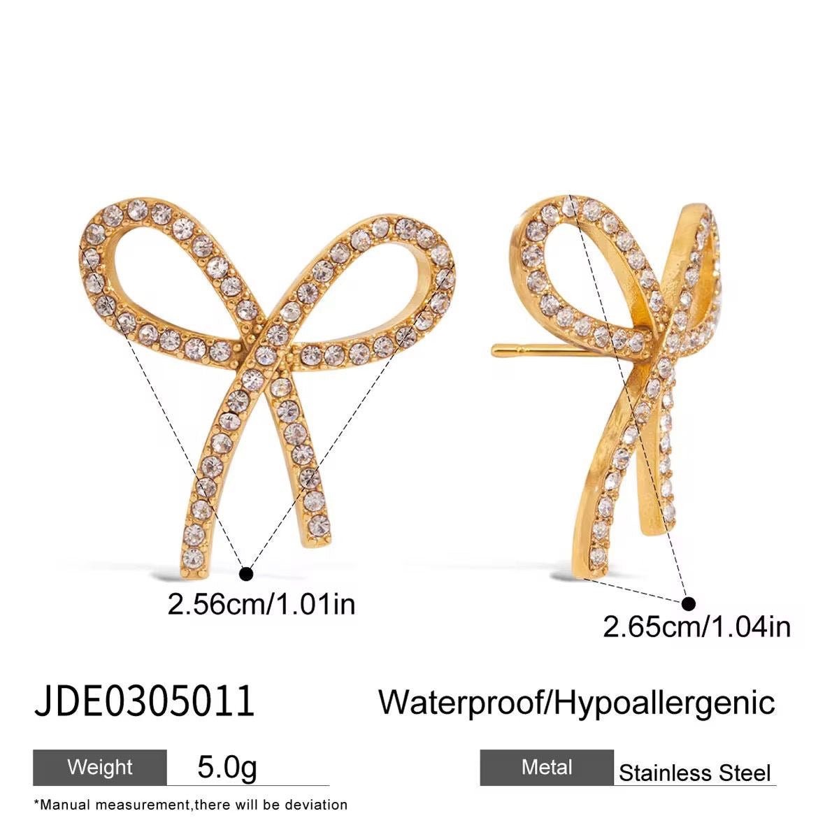 LUX Chérie Bow Studs