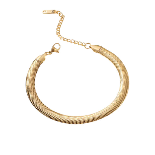 Sleek Serpent Bracelet