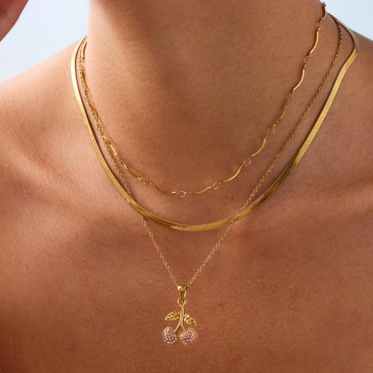 Pink Cherie Crush Necklace
