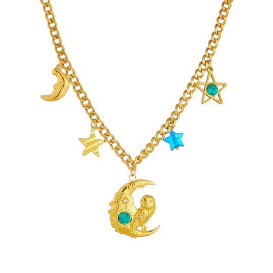 Celestia Charm Necklace