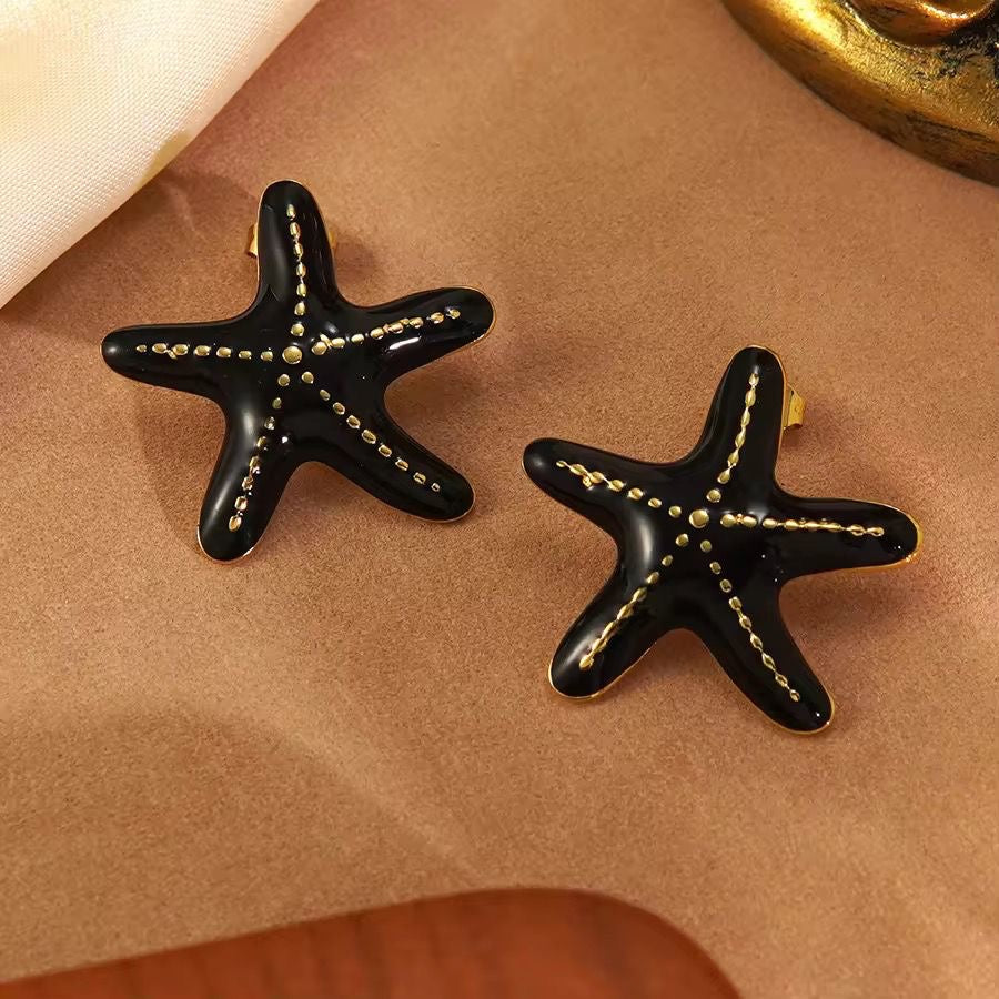 Starlétta Studs -Black