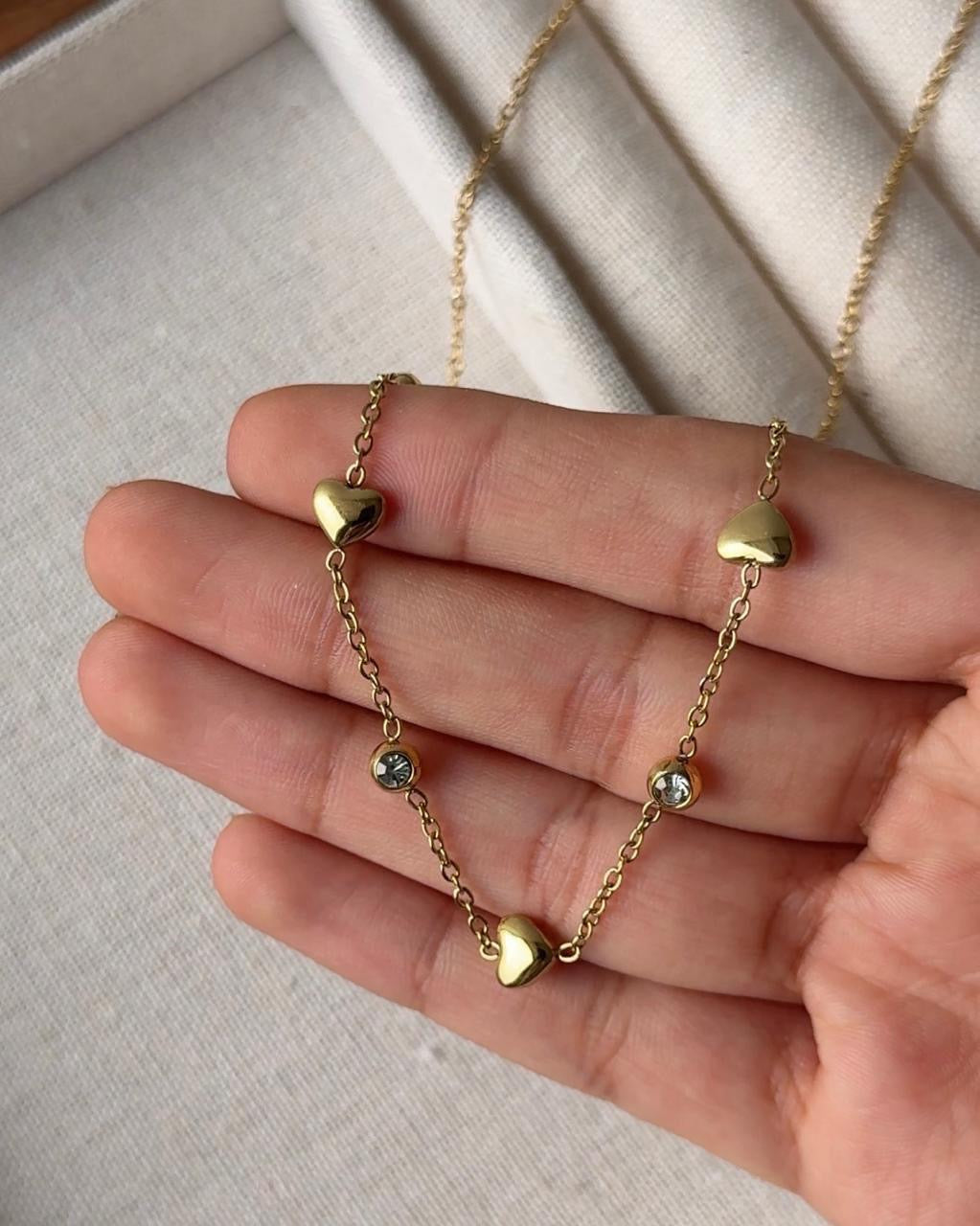 Heart Desire Cz Necklace