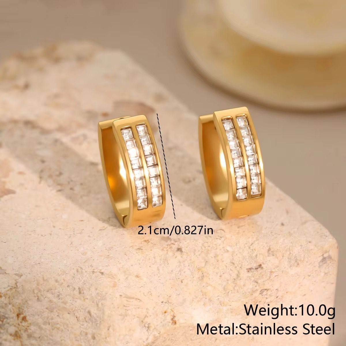 Harper Cz Hoops